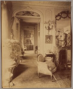 Innenraum von Melle Sorel, der Comédie Française, Avenue des Champs-Élysées von Eugène Atget