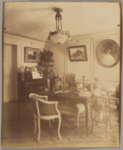 Innenraum von Herrn F., Börsenmakler, Rue Montaigne von Eugène Atget