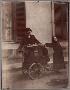 Orgelspieler von Eugène Atget