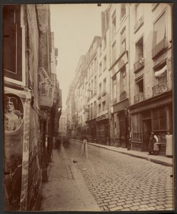 Die Häuser der Rue Grenier St. Lazare 4, 6, 8 von Eugène Atget