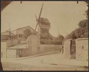 Moulin de la Galette von Eugène Atget