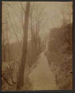 Père Lachaise, Chemin des Chèvres von Eugène Atget