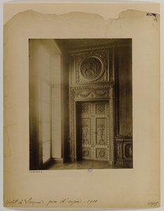Skulptierte Tür, Innenansicht, Hôtel Lauzun