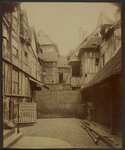 Rouen, Hof Rue Martainville von Eugène Atget