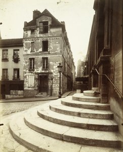 Rue de la Montagne-Sainte-Geneviève von Eugène Atget