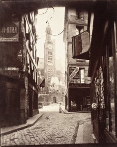 Rue de la Montagne Ste Geneviève von Eugène Atget