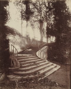 Die Treppen von Saint-Cloud, 1906 (Foto) von Eugène Atget
