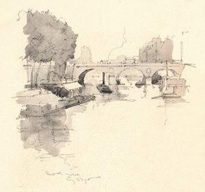 Die Pont St Michel, 1915