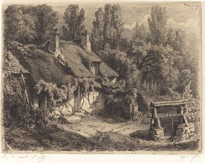 La chaumière au puits von Eugene Bléry