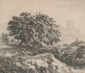 Die Eiche am Abgrund von Eugene Bléry