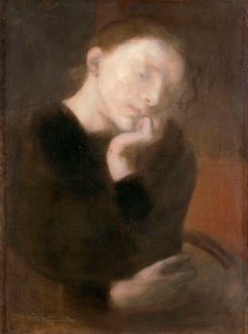 Meditation von Eugène Carrière