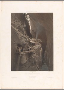 Besucher der Heilbäder von Pfäfers im Mittelalter von Eugene Ciceri