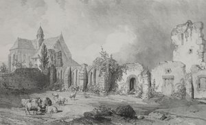 Malerische und romantische Reisen im alten Frankreich. Bretagne: Abtei von Relec