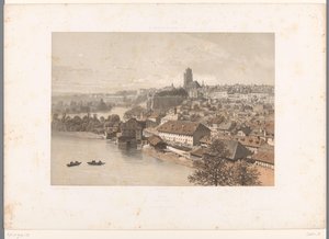 Ansicht von Bern von Eugene Ciceri
