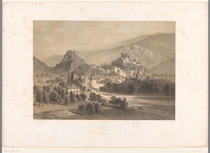 Blick auf Sion im Rhonetal von Eugene Ciceri