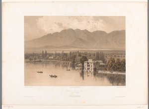 Blick auf die Ufer des Thunersee