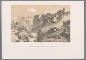 Ganjnameh am Berg Alvand im Iran