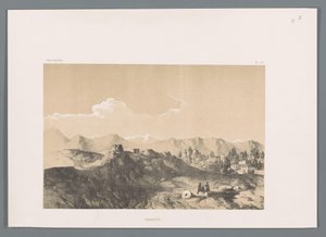 Ansicht von Hamadan von Eugene Flandin