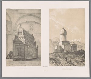 Grabtomb von Esther und Mordechai (Persische Landschaften) von Eugene Flandin
