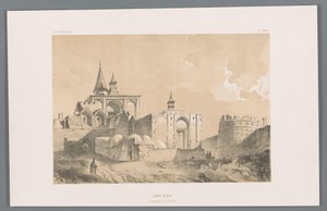 Imamzadeh-Grabmal bei Kashan von Eugene Flandin