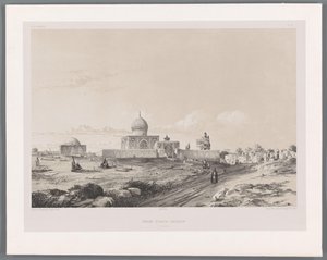 Imamzadeh von Hussein in Qazvin von Eugene Flandin