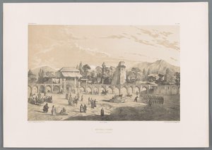 Meidan i Shah, der königliche Platz in Teheran von Eugene Flandin