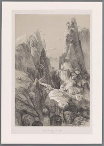 Schlucht des Berges Kuh-e Pir Zan im Iran