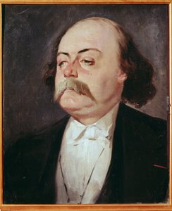 Porträt von Gustave Flaubert (1821-1880) von Eugene Giraud