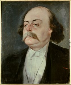 Porträt von Gustave Flaubert (1821-1880), französischer Schriftsteller, um 1865. Gemälde von Eugene Giraud (1806-1881) von Eugene Giraud