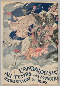Andalusien zur Zeit der Mauren (linke Seite) von Eugene Grasset