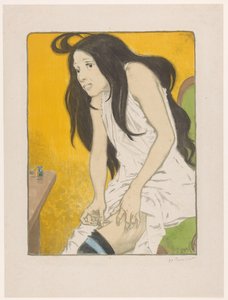 Morphinsüchtige Frau von Eugene Grasset