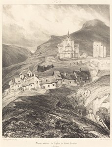 Apsis der Kirche von Saint-Nectaire von Eugene Isabey