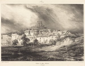 Schloss Pont-Gibaud von Eugene Isabey