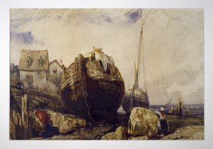 Fischerboote von Eugene Isabey