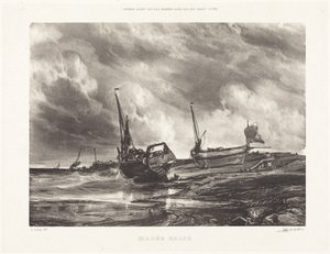 Ebbe (Marée Basse) von Eugene Isabey