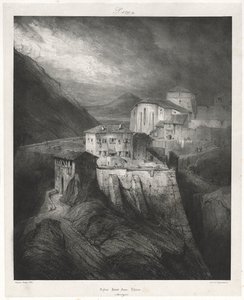 Malerische und romantische Reisen im alten Frankreich: Auvergne Band II: St. John Kirche, Thiers, Platte
