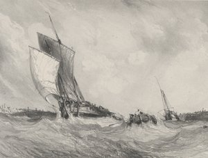 Rückkehr zum Hafen von Eugene Isabey