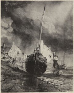 Erinnerung an St. Valery sur Somme von Eugene Isabey