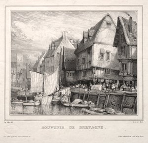 Erinnerungen: Erinnerung an die Bretagne von Eugene Isabey