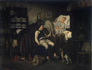 Bretonisches Interieur oder, Das Neugeborene