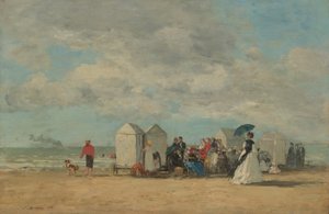 Strandszene von Eugene Louis Boudin