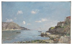Beaulieu, La Baie des Fourmis, Morgeneffekt, 1892 von Eugene Louis Boudin
