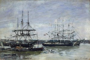 Bordeaux von Eugene Louis Boudin