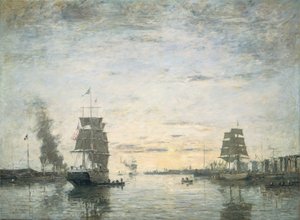 Eingang zum Hafen, Le Havre, 1883