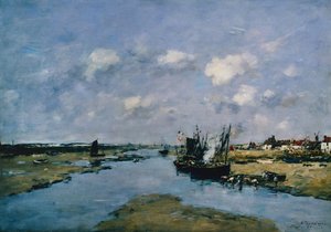 La Canche bei Ebbe, Etaples