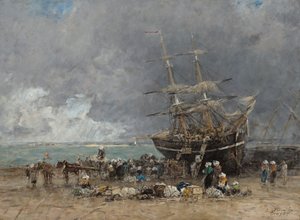 Rückkehr des Terre-Neuvier von Eugene Louis Boudin