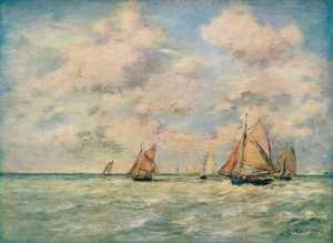 Sortie Des Barques A Trouville, 19. Jahrhundert
