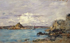 Studie für "Die Bucht von Douarnenez", ca. 1895-97 von Eugene Louis Boudin