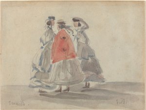 Drei Frauen in Trouville