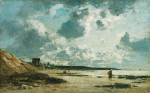Trouville, die schwarzen Felsen, ca. 1860-1865